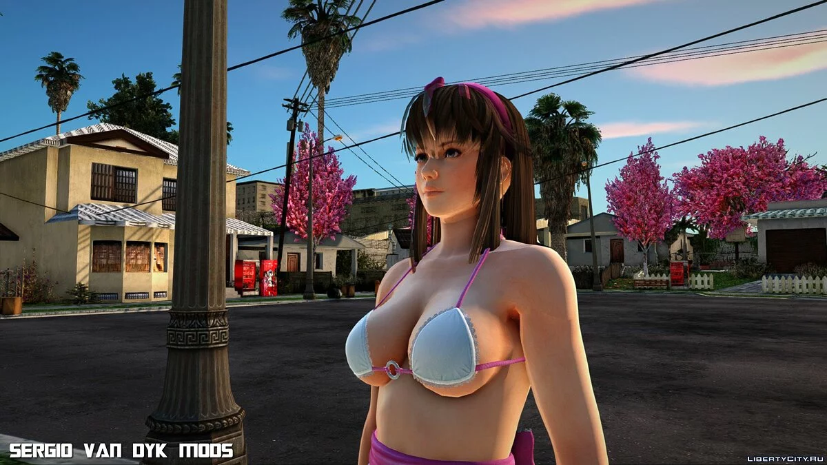 Hitomi com roupa do Dia dos Namorados v2 / GTA San Andreas