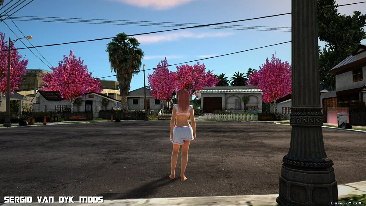 Honoka en bikini de Dead or Alive Xtreme Venus Vacation / GTA San Andreas