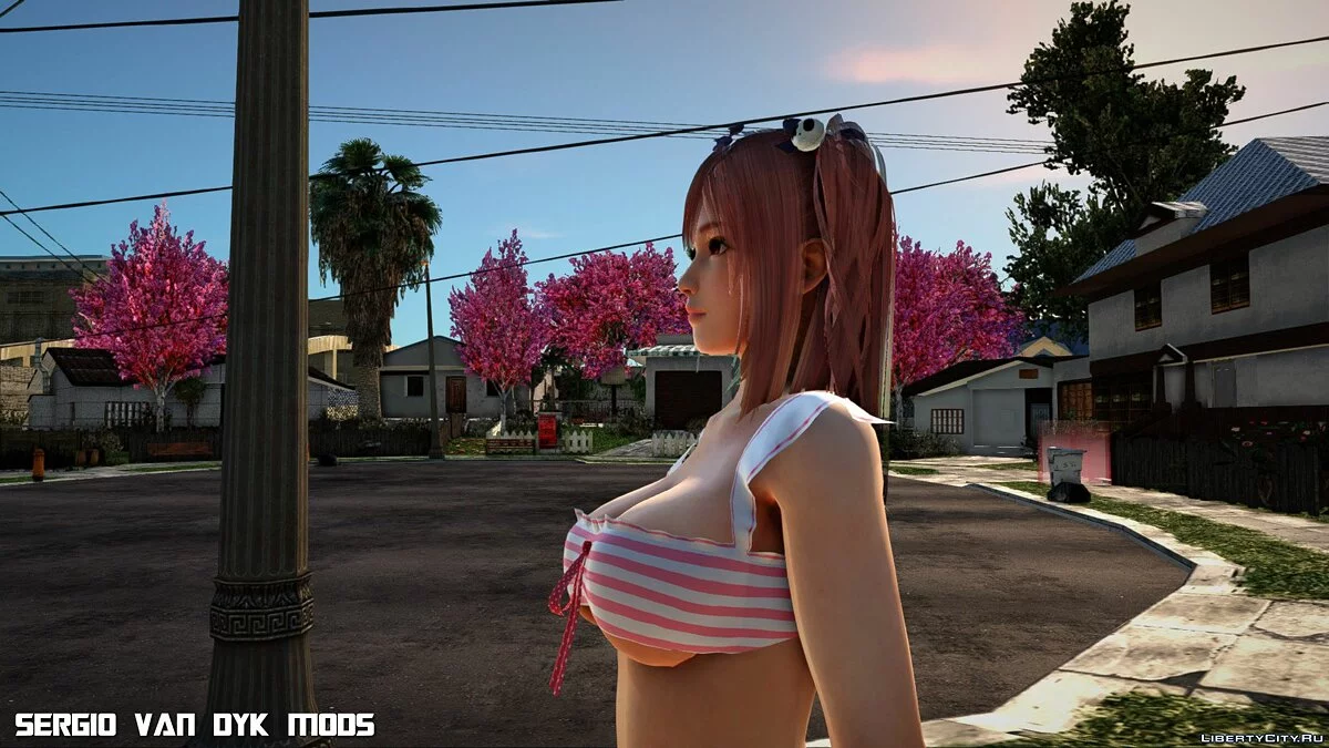 Honoka en bikini de Dead or Alive Xtreme Venus Vacation / GTA San Andreas