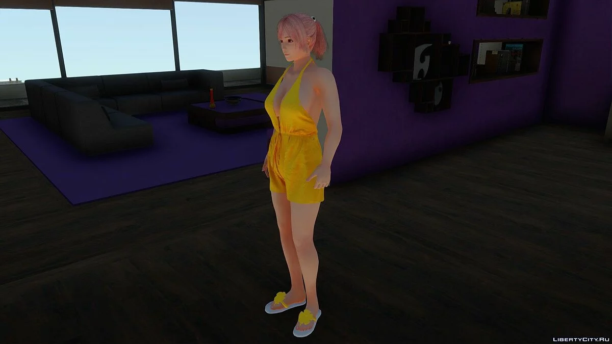 Honoka in Casual Romper / GTA San Andreas