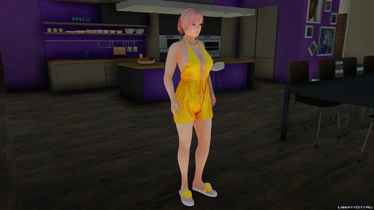 Honoka in Casual Romper / GTA San Andreas