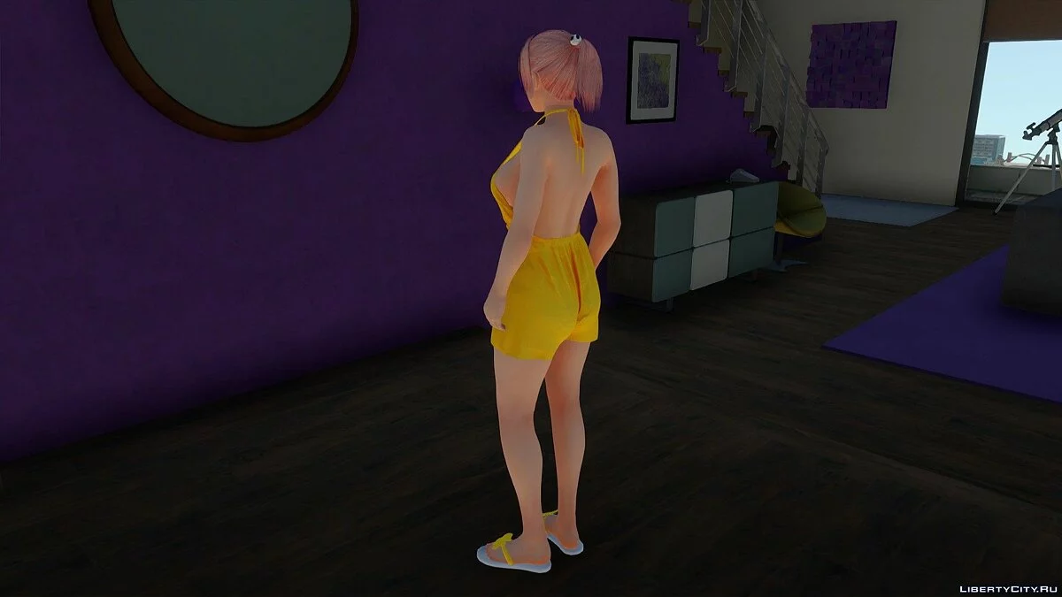 Honoka in Casual Romper / GTA San Andreas