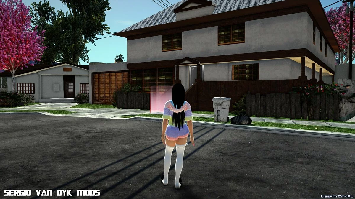 Kokoro en suave abrigo esponjoso SSR de Dead or Alive Xtreme Venus Vacation / GTA San Andreas