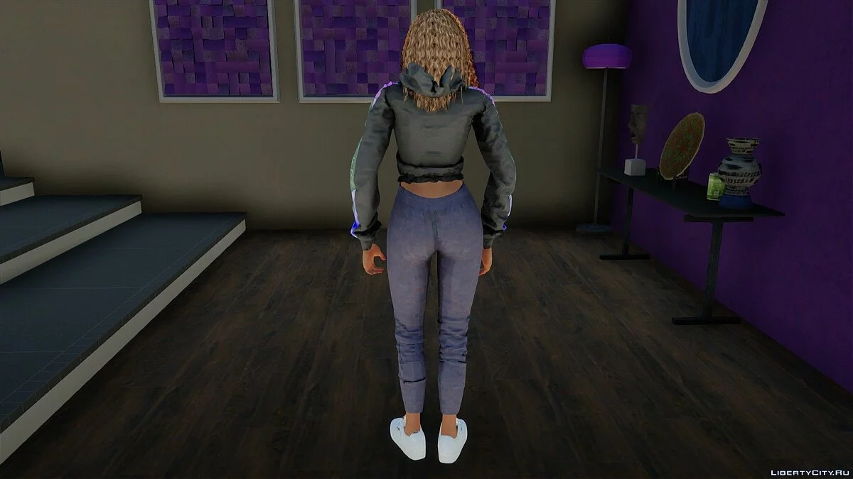 Lisa Hamilton in Casual Wear v9 / GTA San Andreas