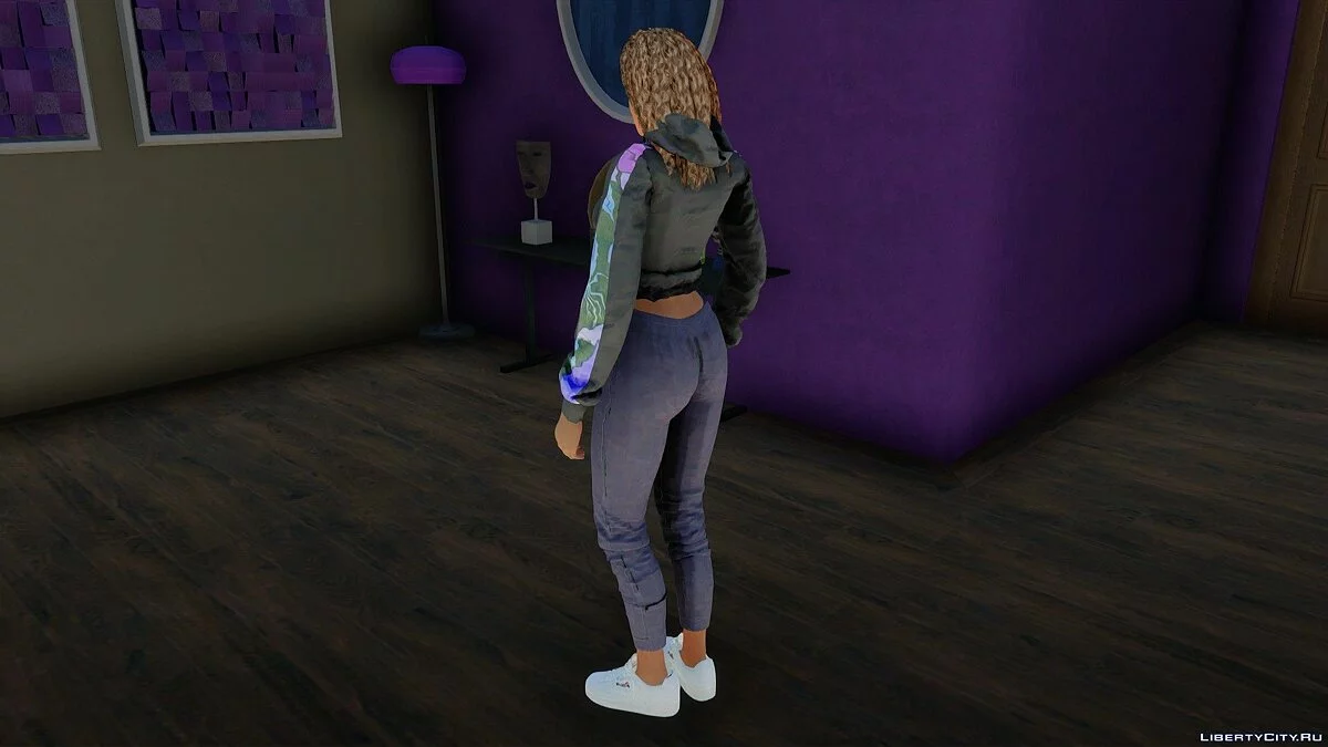 Lisa Hamilton in Casual Wear v9 / GTA San Andreas
