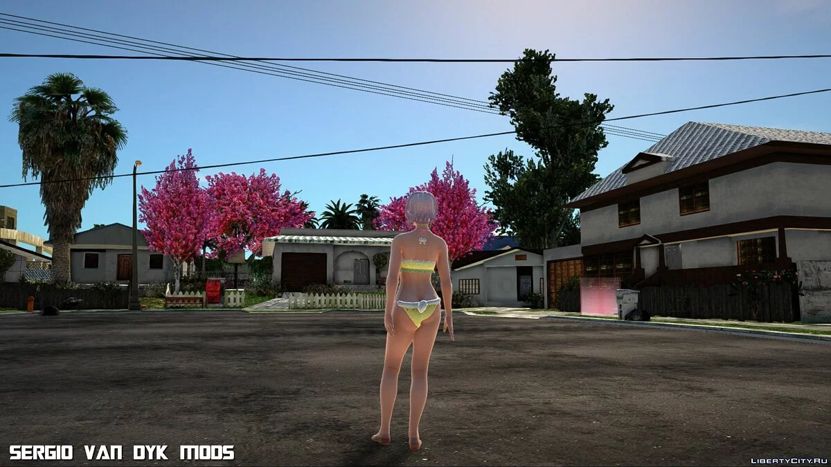 Luna en bikini de Dead or Alive Xtreme Venus Vacation / GTA San Andreas
