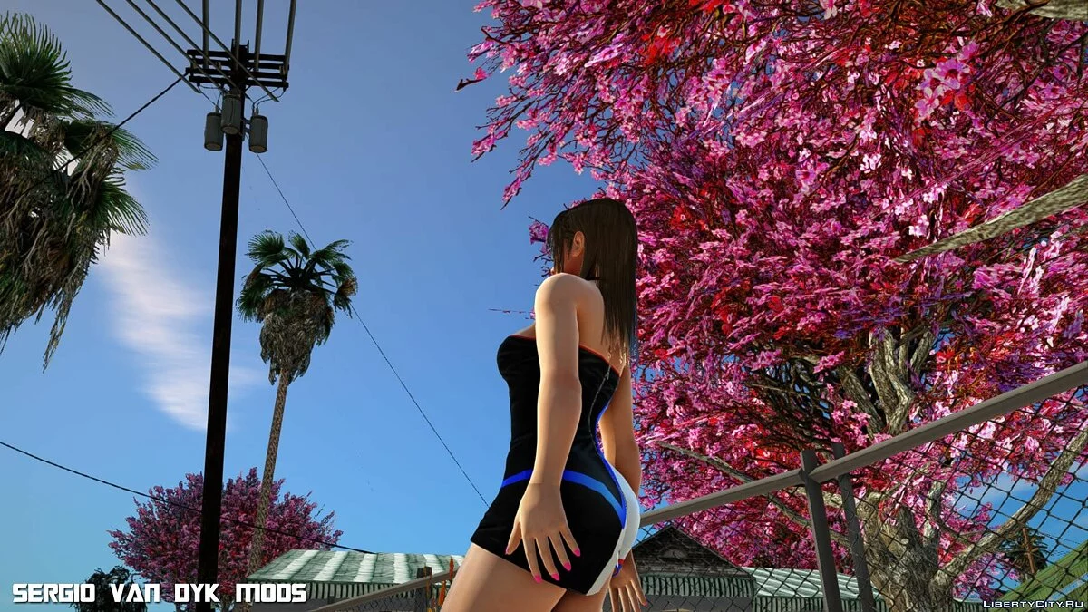 Misaki dans une robe de Dead or Alive Xtreme Venus Vacation / GTA San Andreas