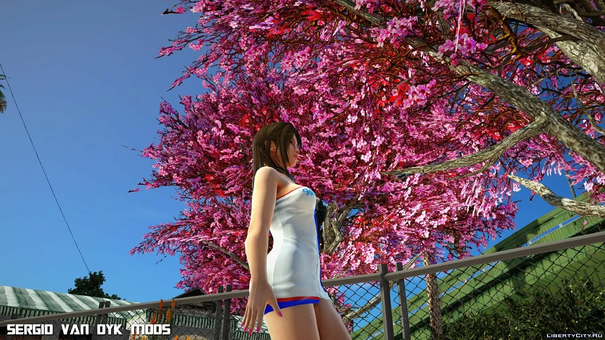 Misaki dans une robe de Dead or Alive Xtreme Venus Vacation / GTA San Andreas