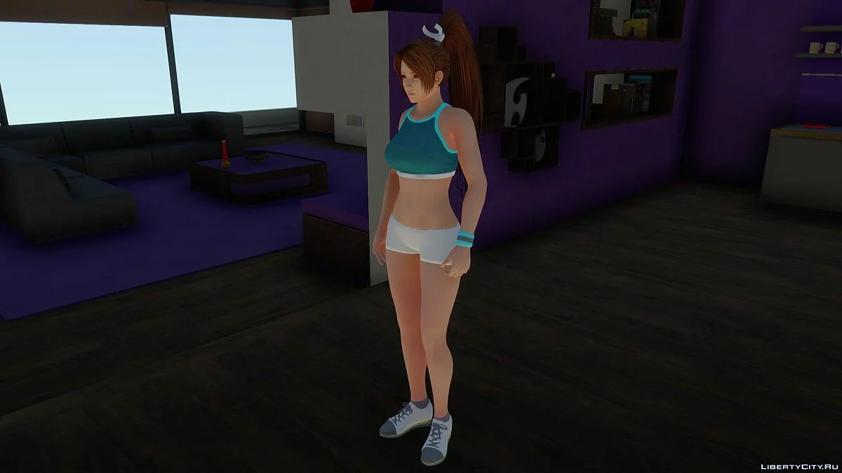 Mai Shiranui en traje deportivo / GTA San Andreas