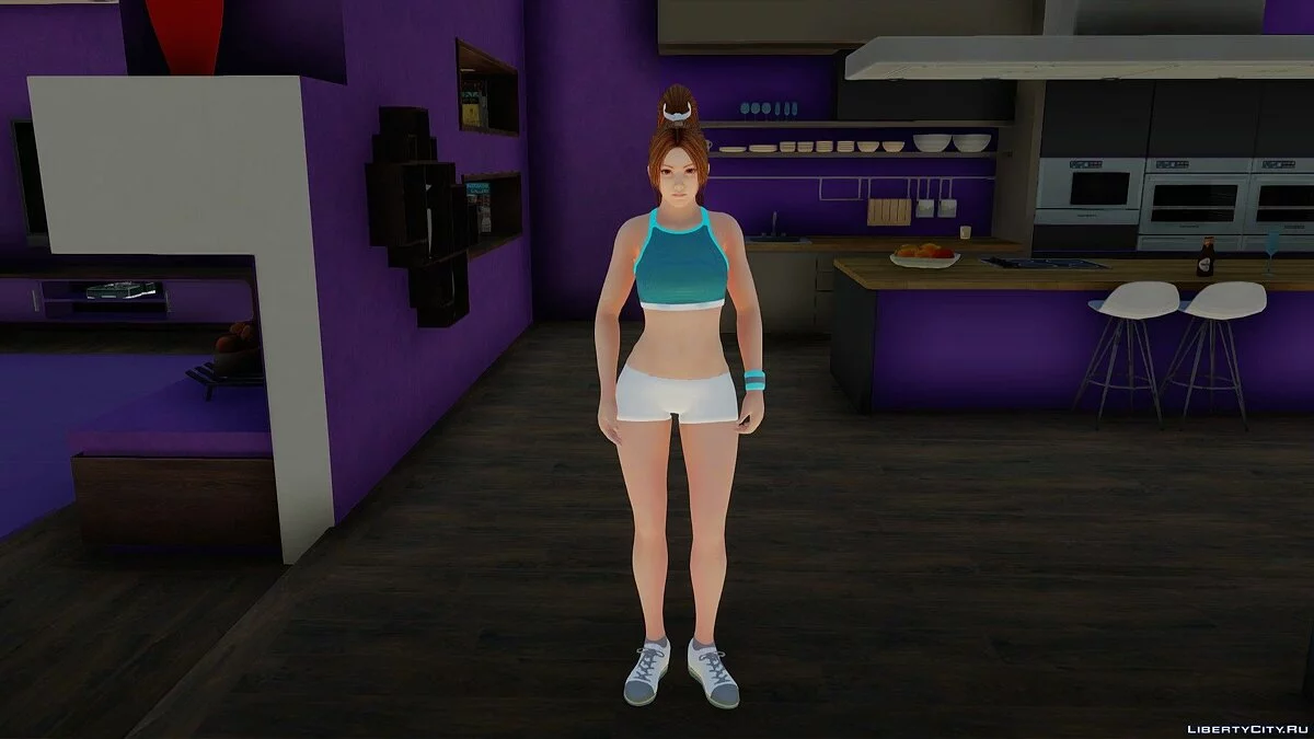 Mai Shiranui en traje deportivo / GTA San Andreas