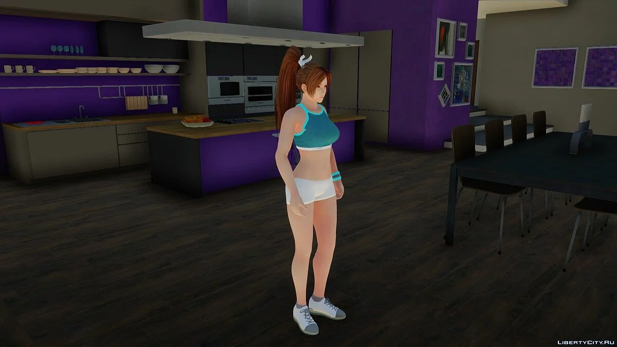 Mai Shiranui en traje deportivo / GTA San Andreas