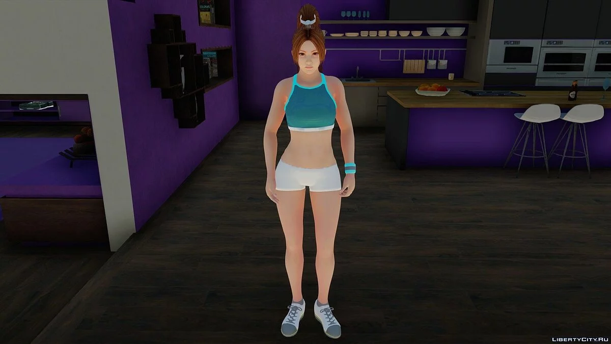 Mai Shiranui en traje deportivo / GTA San Andreas