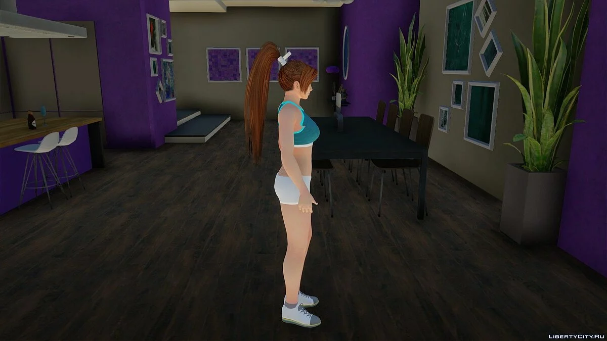 Mai Shiranui en traje deportivo / GTA San Andreas