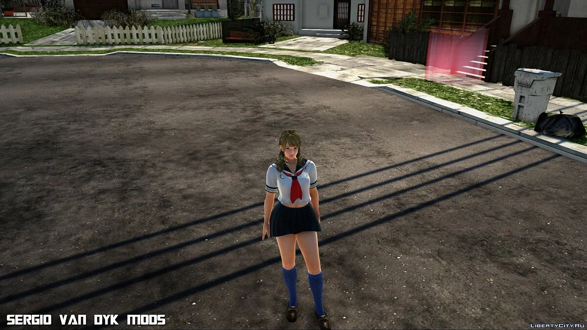 Monica en uniforme de marin blanc de Dead or Alive Xtreme Venus Vacation / GTA San Andreas