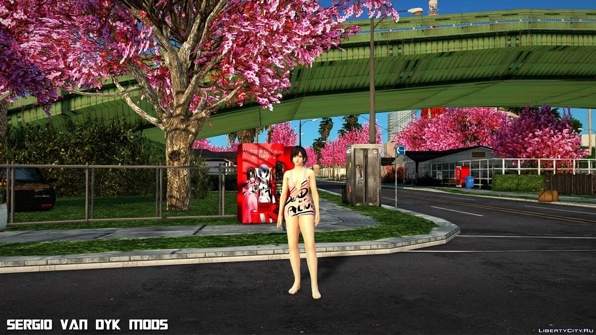 Нагиса в купальнику з Dead or Alive Xtreme Venus Vacation / GTA San Andreas