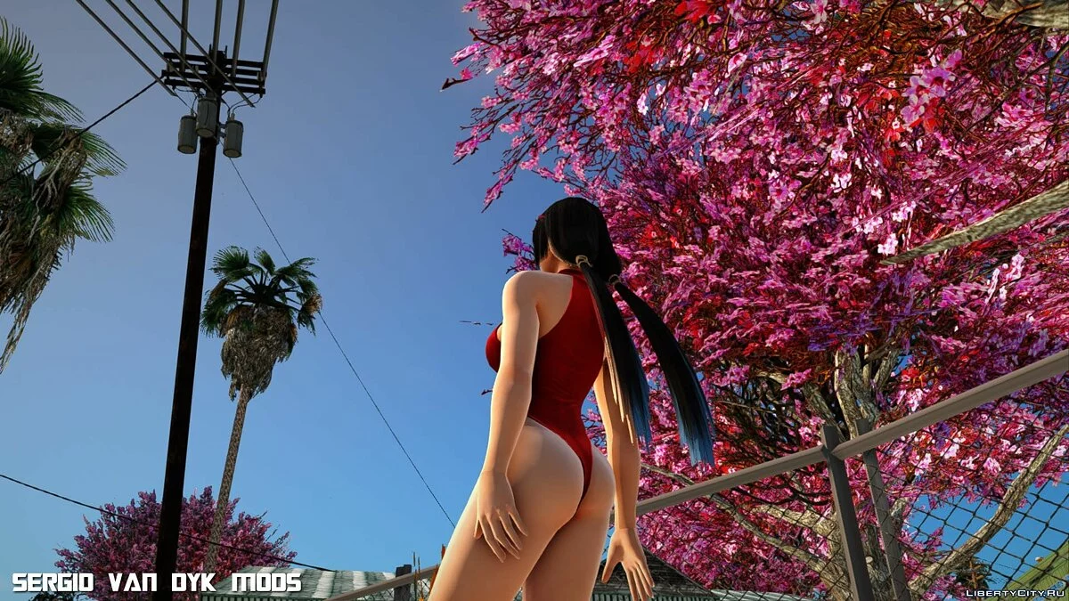 Naotora Li en bikini de Dead or Alive Xtreme Venus Vacation / GTA San Andreas