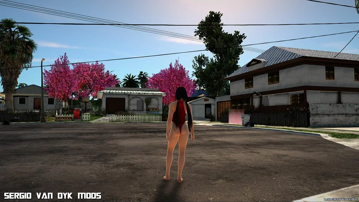 Naotora Li en bikini de Dead or Alive Xtreme Venus Vacation / GTA San Andreas