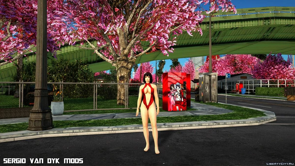 Naotora Li en bikini de Dead or Alive Xtreme Venus Vacation / GTA San Andreas