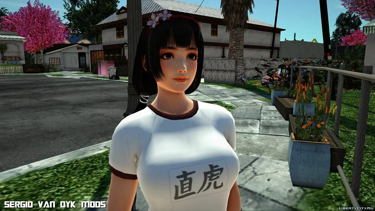 Naotora Li im T-Shirt / GTA San Andreas