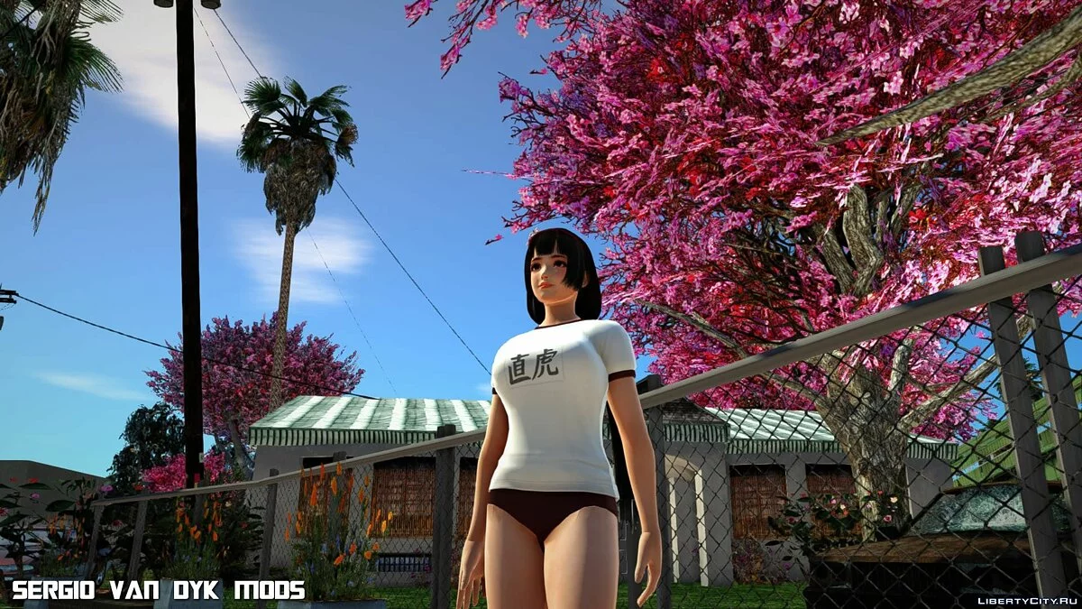 Naotora Li im T-Shirt / GTA San Andreas