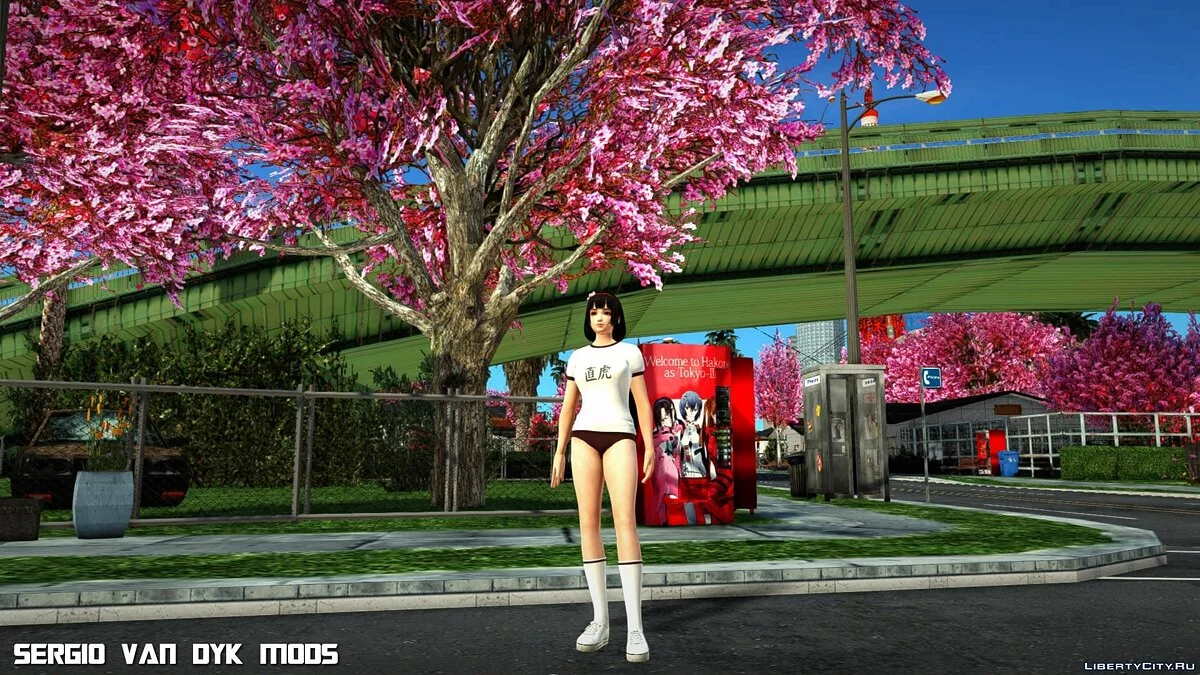 Naotora Li im T-Shirt / GTA San Andreas