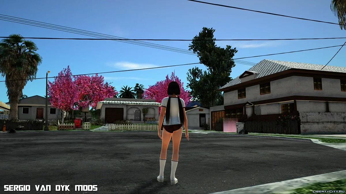 Naotora Li im T-Shirt / GTA San Andreas
