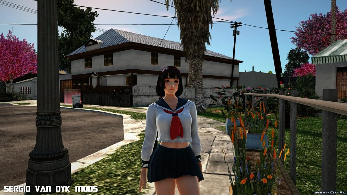 Naotora Li in Matrosen-Schuluniform / GTA San Andreas