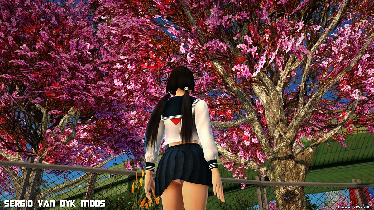 Naotora Li in Matrosen-Schuluniform / GTA San Andreas