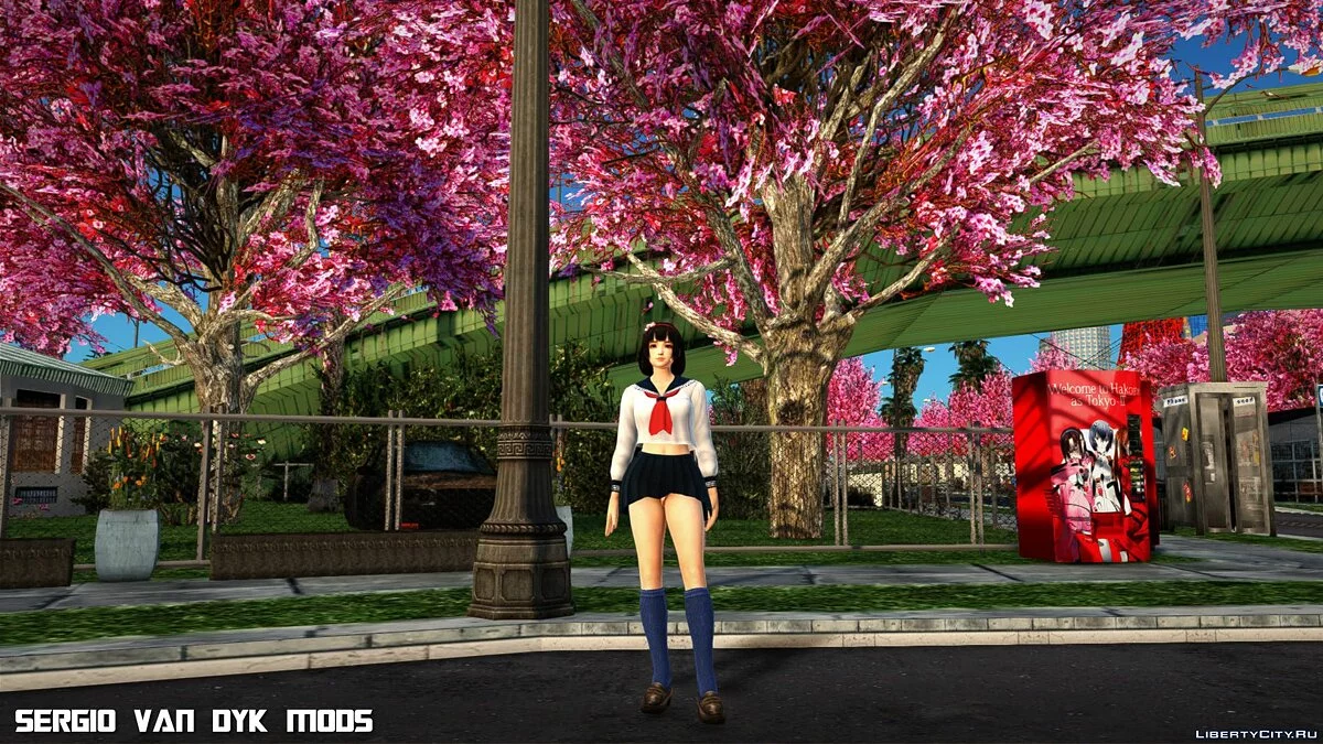 Naotora Li in Matrosen-Schuluniform / GTA San Andreas