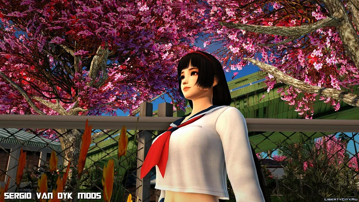 Naotora Li in Matrosen-Schuluniform / GTA San Andreas