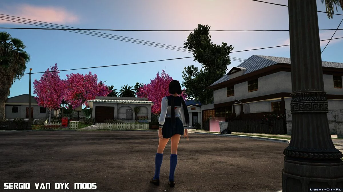 Naotora Li in Matrosen-Schuluniform / GTA San Andreas