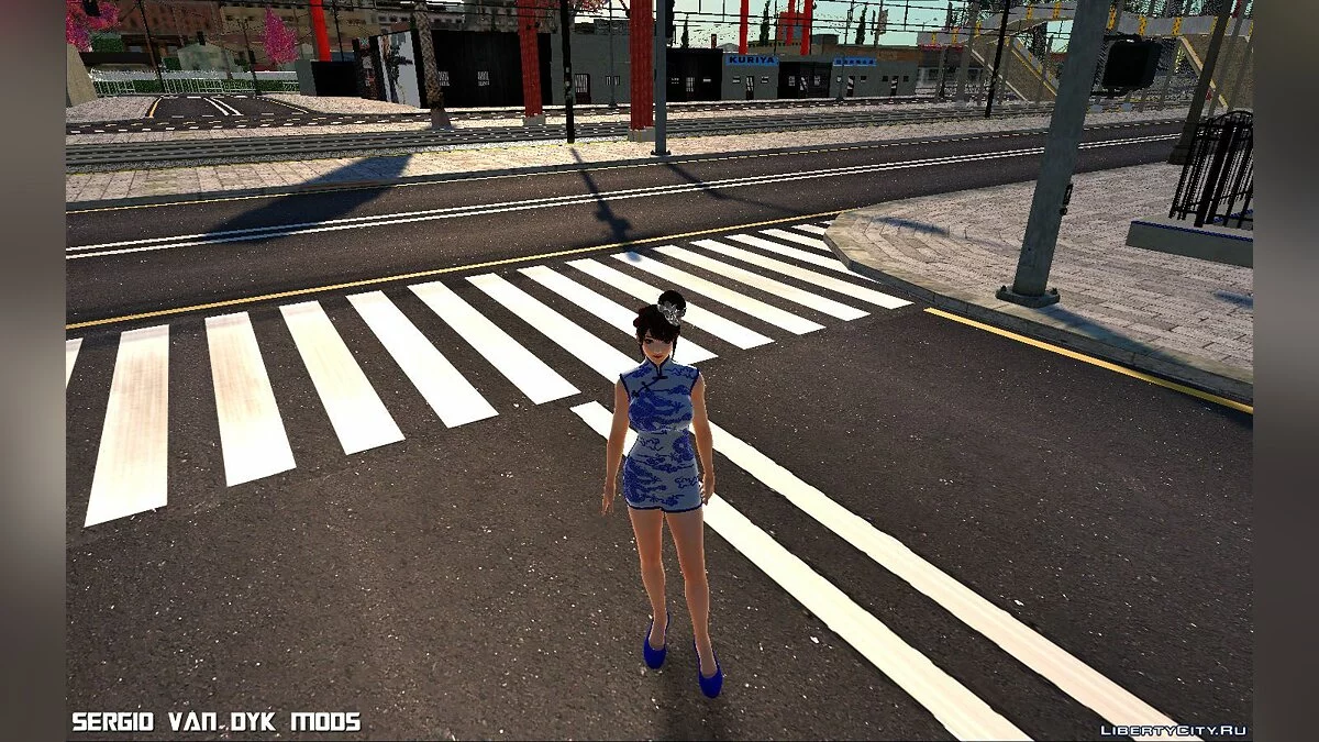 Naotora Ii en robe qipao / GTA San Andreas