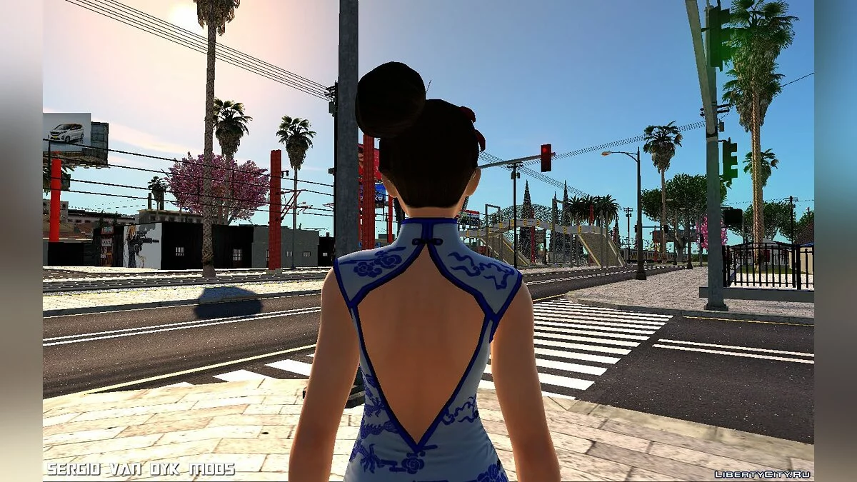 Naotora Ii en robe qipao / GTA San Andreas