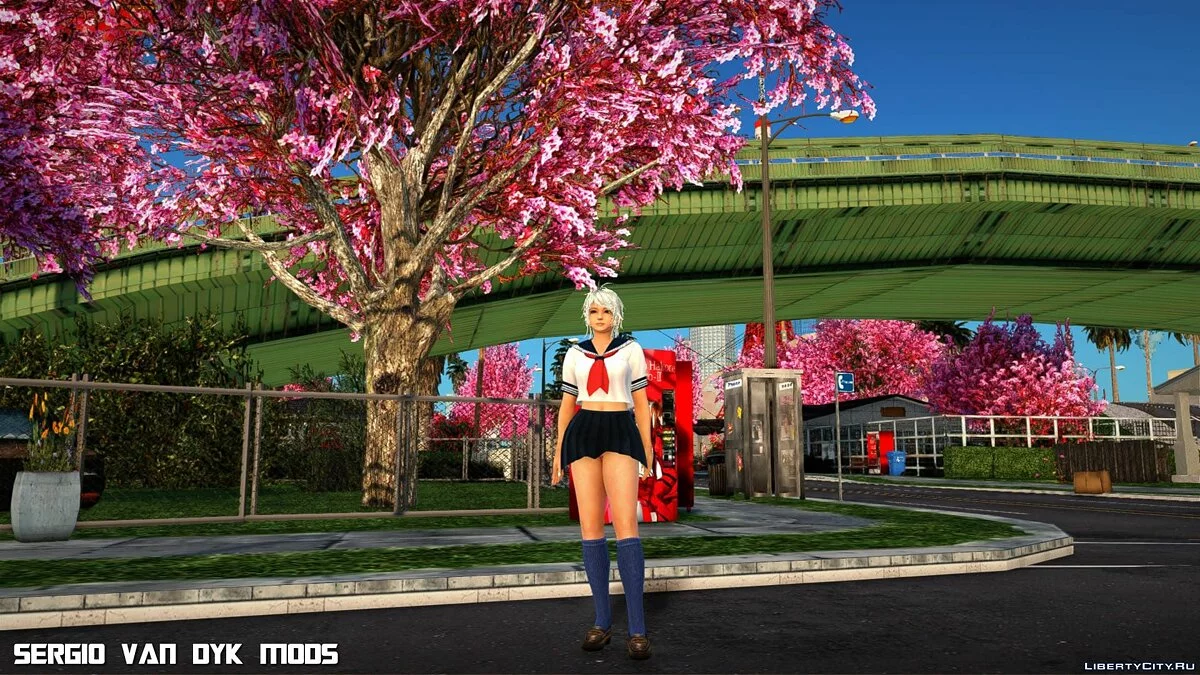 Patty en uniforme de marin blanc de Dead or Alive Xtreme Venus Vacation / GTA San Andreas