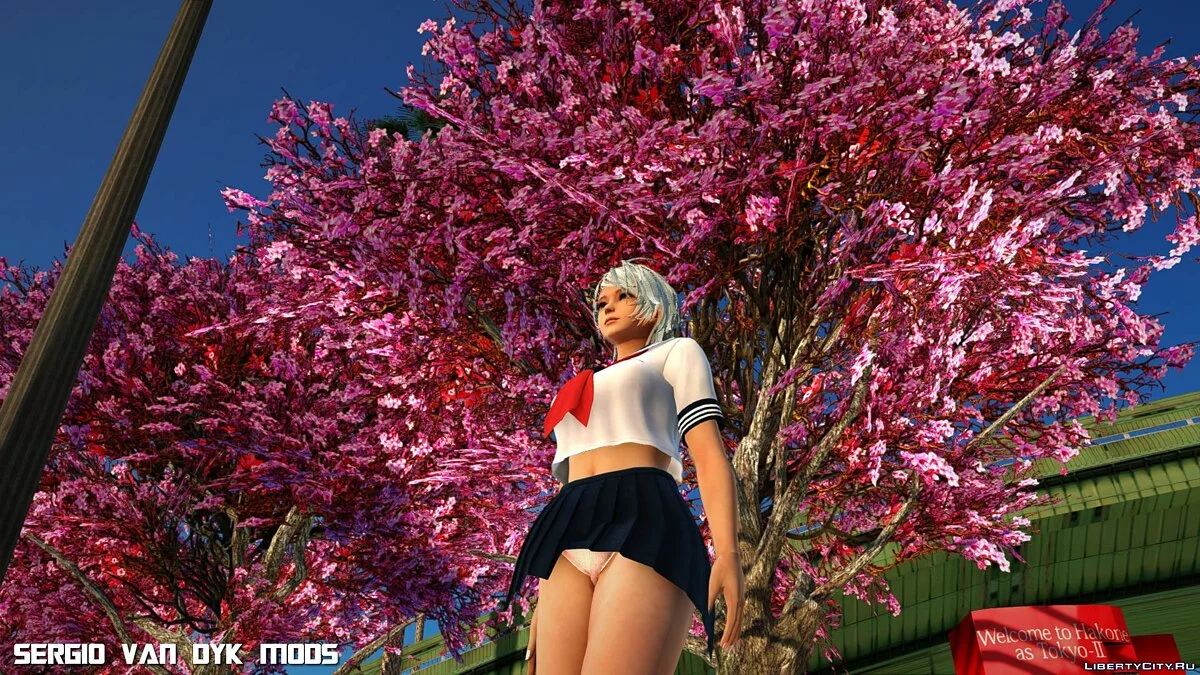 Patty en uniforme de marin blanc de Dead or Alive Xtreme Venus Vacation / GTA San Andreas