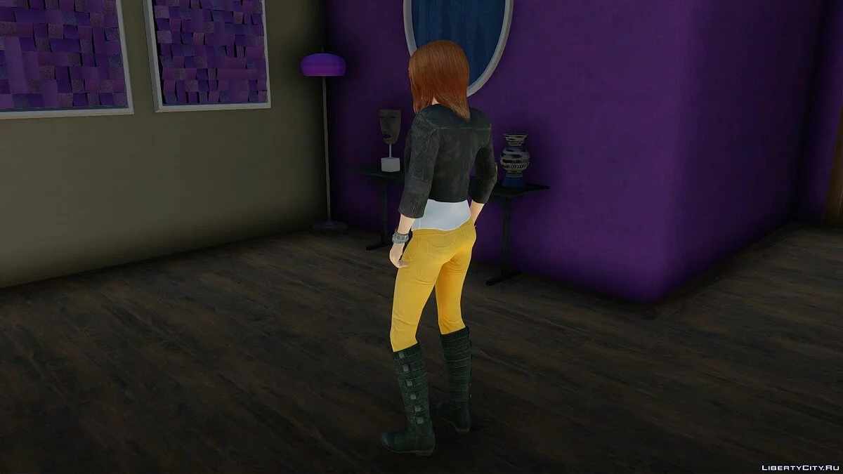 Shelly Harrison from Bombshell in casual clothing / GTA San Andreas