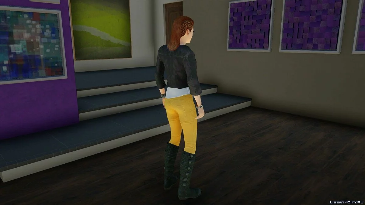 Shelly Harrison from Bombshell in casual clothing / GTA San Andreas