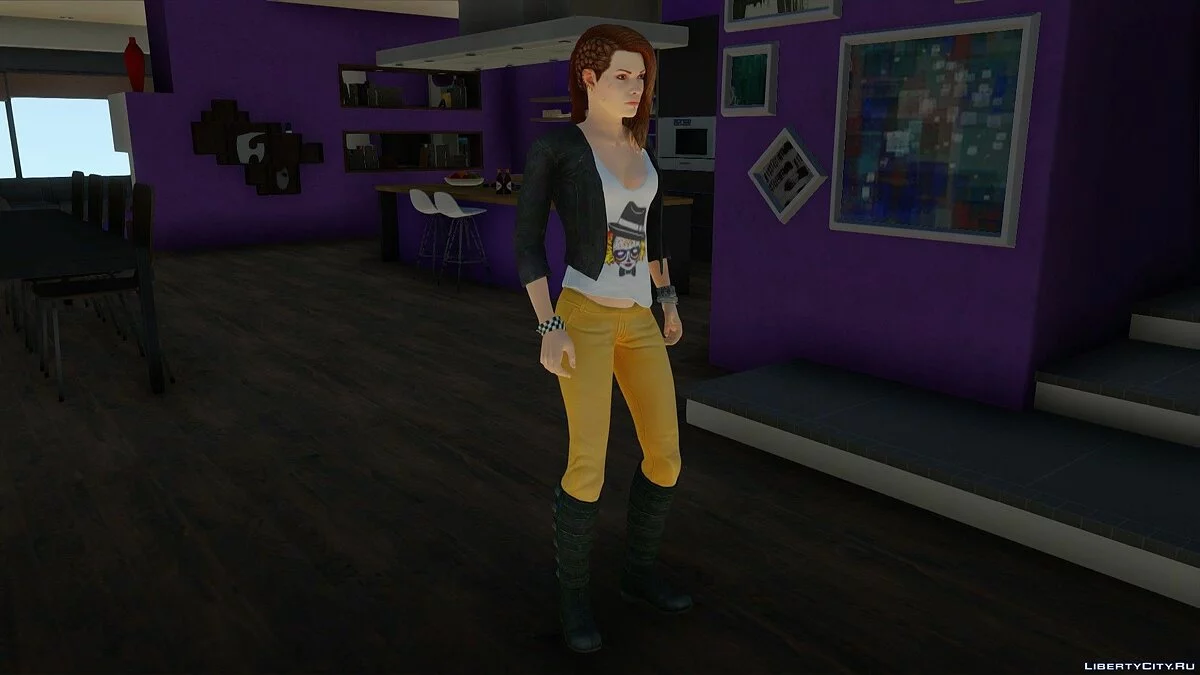 Shelly Harrison from Bombshell in casual clothing / GTA San Andreas