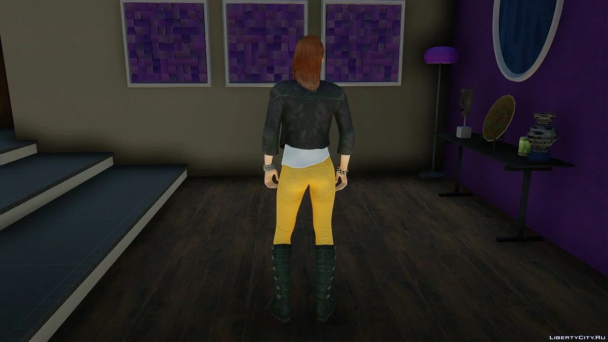 Shelly Harrison from Bombshell in casual clothing / GTA San Andreas