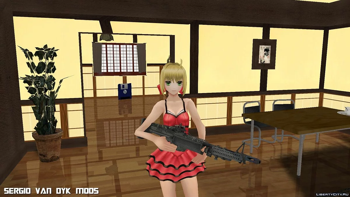 Saber em roupas casuais / GTA San Andreas