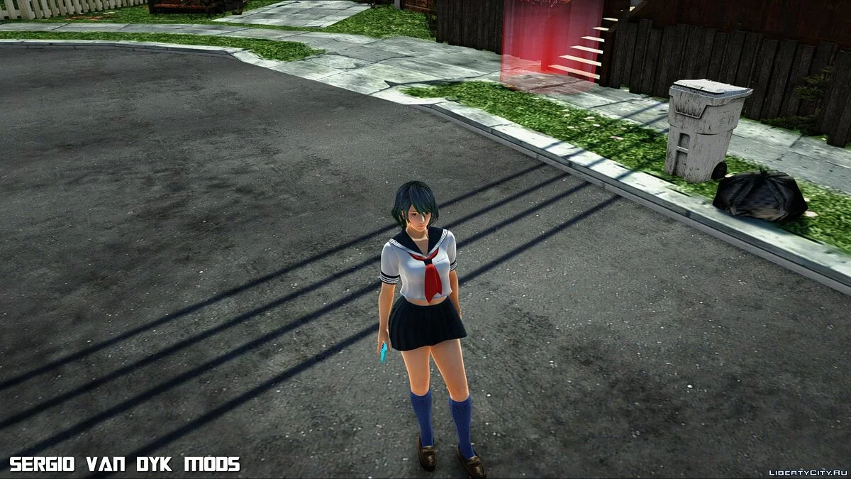 Tamaki in weißer Marineuniform aus Dead or Alive Xtreme Venus Vacation / GTA San Andreas