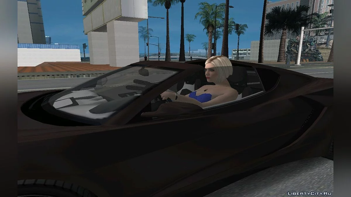 Агата Бейкер з GTA Online в сукні (Казино та курорт) / GTA San Andreas