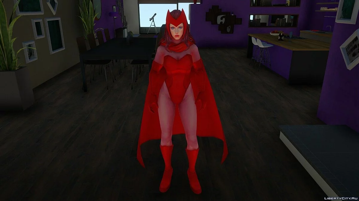 Scarlet Witch from Marvel Future Fight / GTA San Andreas