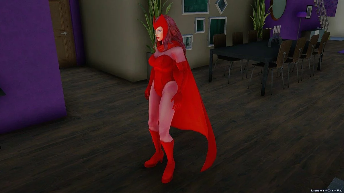 Scarlet Witch from Marvel Future Fight / GTA San Andreas