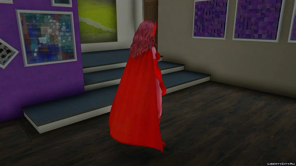Scarlet Witch from Marvel Future Fight / GTA San Andreas