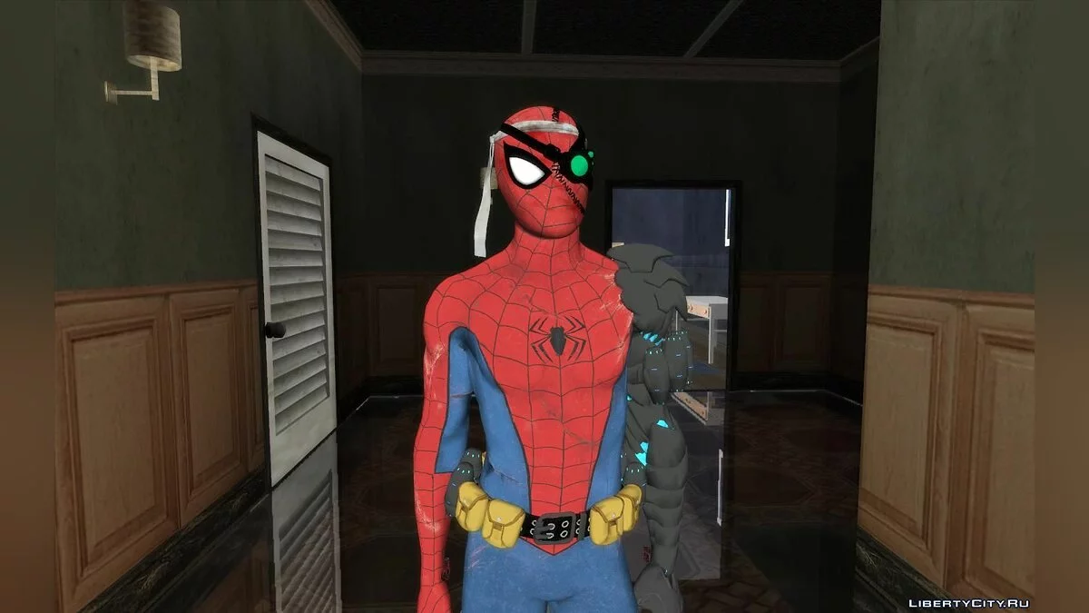 Hombre Araña en traje de cyborg V2 / GTA San Andreas
