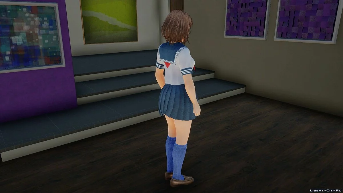 白色海军制服的筑志 / GTA San Andreas