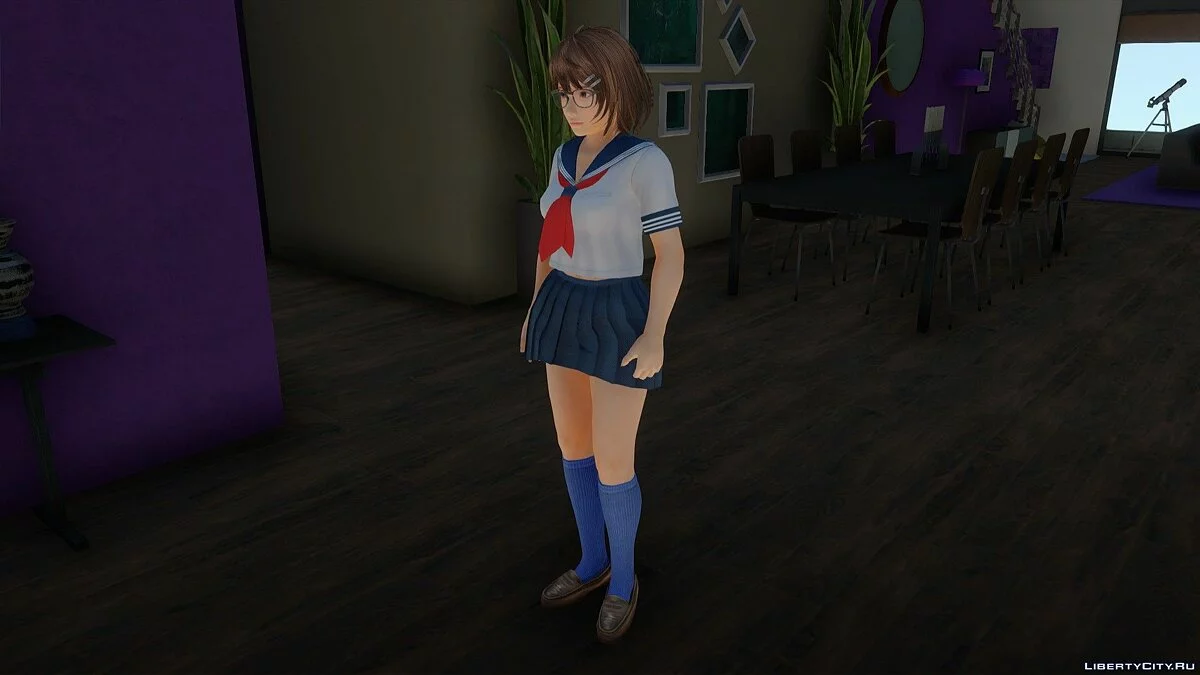 白色海军制服的筑志 / GTA San Andreas