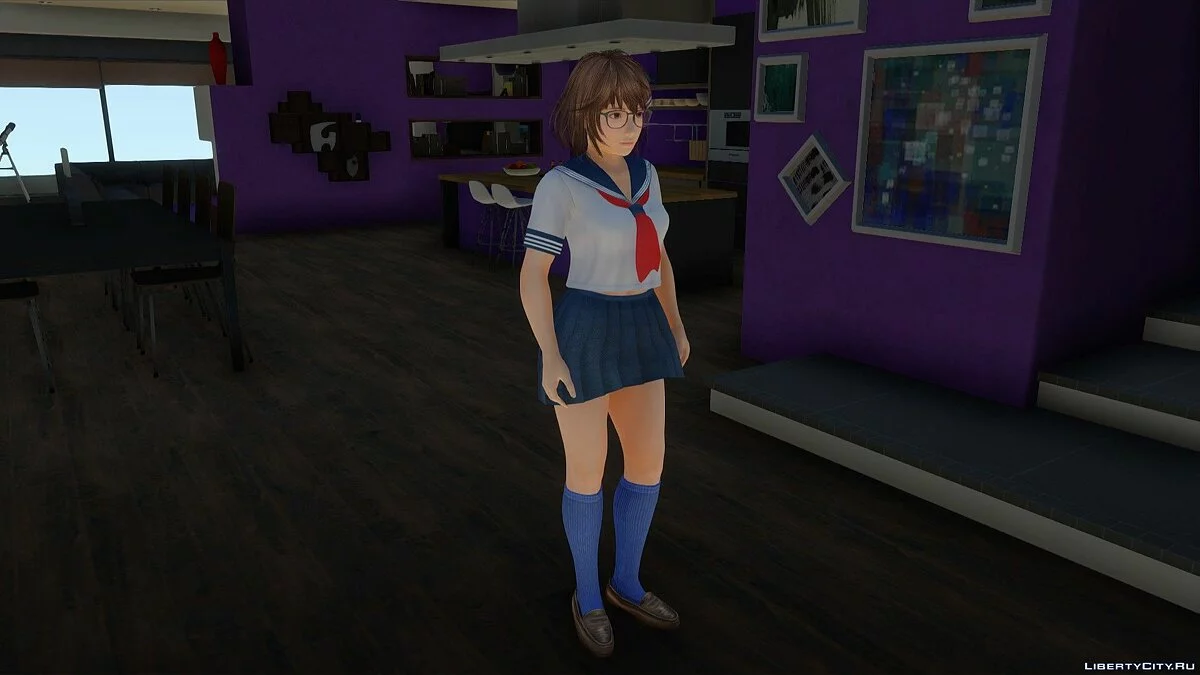白色海军制服的筑志 / GTA San Andreas