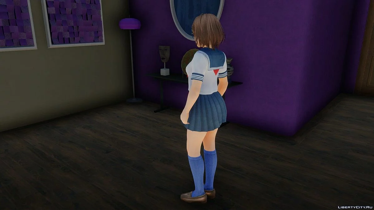 白色海军制服的筑志 / GTA San Andreas